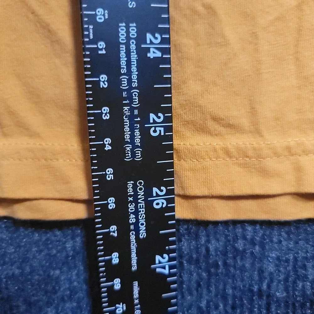 Guess Mens Yellow‎ Short Sleeve Crew Neck Pullover T-Shirt Size Large - Picture 4 of 11